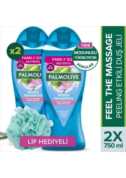 Palmolive Aroma Sensations Feel The Massage Duş Jeli Doğal İçeriklerle Ferahlatıcı Temizlik