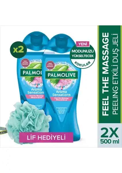 Palmolive Aroma Sensations Feel The Massage Duş Jeli ve Aksesuarları: Doğal İçeriklerle Rahatlatıcı Temizlik