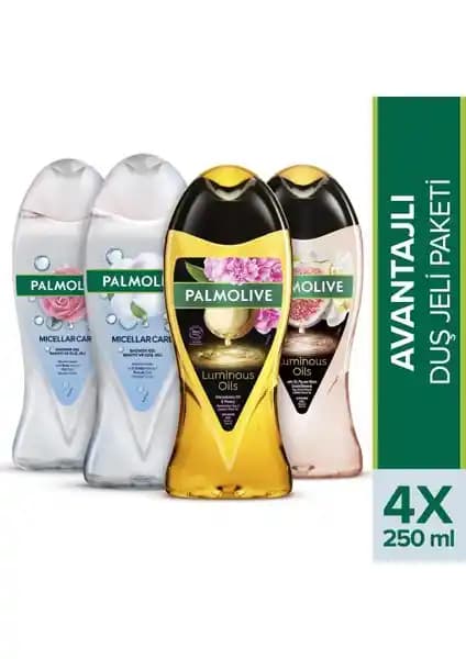 Palmolive Avantajlı Duş Jeli Paketi: Çeşitli Kokular ve Argan İçeriğiyle Temizlik ve Ferahlık