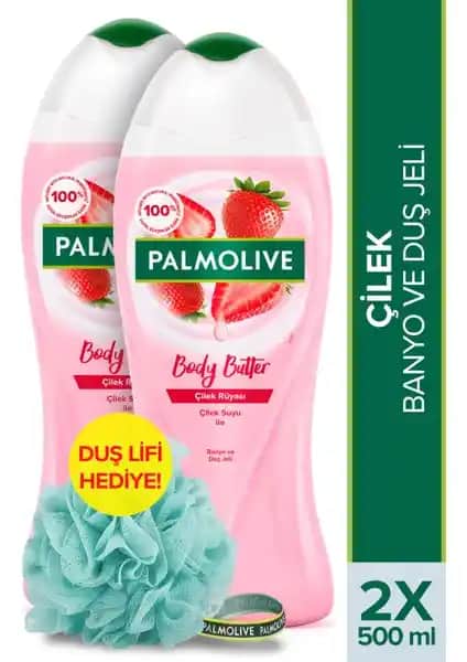 Palmolive Body Butter Çilek Rüyası: Doğal İçerikli Yumuşaklık ve Ferahlatıcı Koku Sunan Duş Jeli