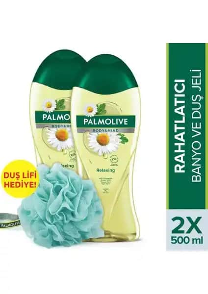 Palmolive Body & Mind Papatya Özlü Rahatlatıcı Banyo ve Duş Jeli - Doğal ve Sürdürülebilir Bakım