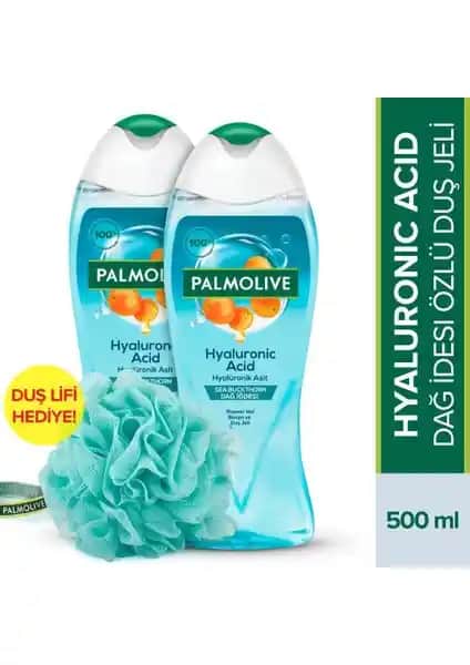 Palmolive Hyaluronic Acid Doğal Dağ İdesi Özlü Banyo ve Duş Jeli: Nemlendirici ve Doğal Formül ile Günlük Cilt Bakımı