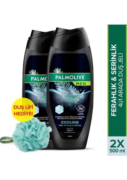 Palmolive Men Cooling 3'ü 1 Arada Erkek Duş Jeli ile Ferah ve Çok Yönlü Temizlik Deneyimi