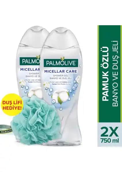 Palmolive Micellar Care Pamuk Özlü Banyo ve Duş Jeli: Doğal Temizlik ve Ferahlık Sağlayan Ürün