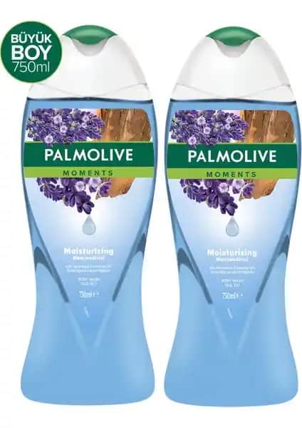 Palmolive Moments Sandal Ağacı Duş Jeli 750 ml 2'li Paket Temizlik ve Ferahlık Sunar