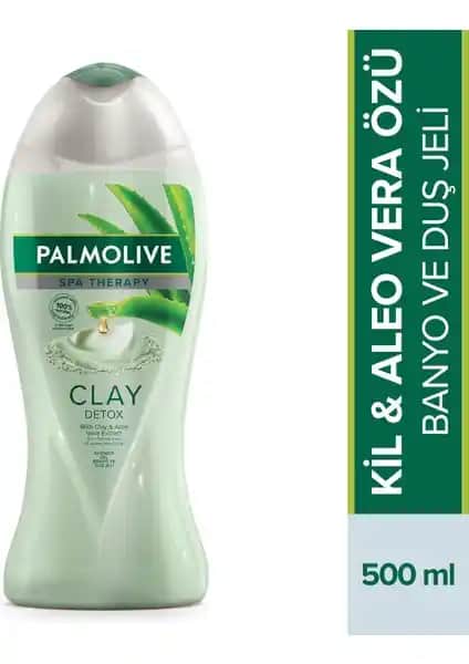Palmolive Spa Therapy Kil ve Aloe Vera Özlü Duş Jeli ile Derin Temizlik ve Yumuşaklık