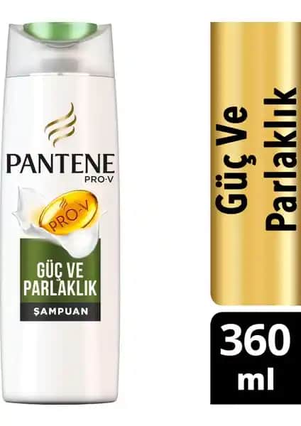 Pantene Doğal Sentez Güç ve Parlaklık Şampuanı İnce Telli Saçlar İçin Günlük Bakım Ürünü