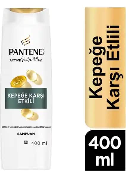 Pantene Kepek Karşıtı Şampuan 400 ml Saç Sağlığını Koruyan Güçlü Çözüm