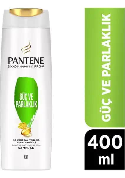 Pantene Pro-V Güç ve Parlaklık Şampuanı: Zayıf Saçlar İçin Güçlendirici ve Parlaklık Sağlayan Ürün