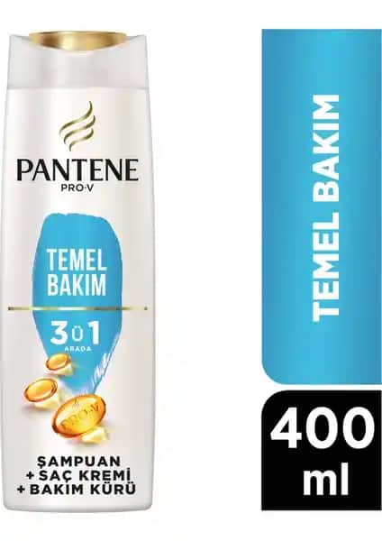 Pantene Pro-V Klasik Bakım 3'ü 1 Arada Şampuan: Çok Fonksiyonlu Saç Bakım Ürünü
