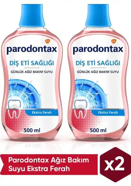 Parodontax Ağız Bakım Suyu: Mikrop Koruma ve Ferahlatıcı Etkili Günlük Kullanım Ürünü