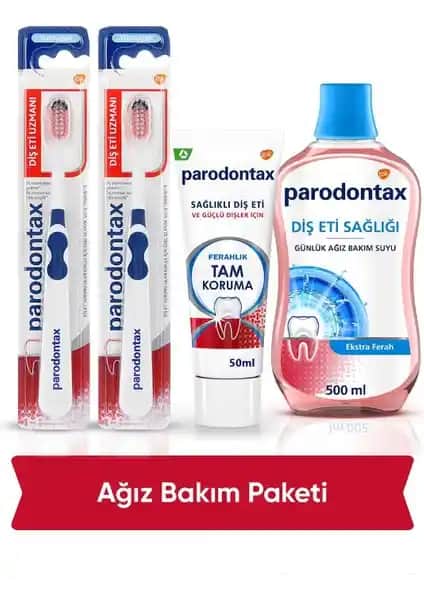 Parodontax Komple Ağız Bakım Seti Ekstra Ferah: Güçlü ve Sağlıklı Dişler İçin Uygun Seçenek