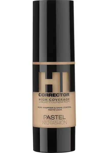 Pastel Hı Corrector Fondöten 405 Numara Yüksek Kapatıcılık ve Mat Görünüm Sağlar