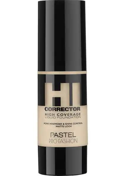 Pastel Profashion Hı Corrector No 401 Yüksek Kapatıcılık ve Mat Bitişli Liquid Fondöten