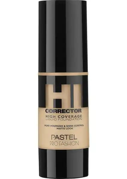 Pastel Profashion Hı Corrector Yüksek Kapatıcılığında Doğal Mat Görünüm Sağlayan Liquid Fondöten