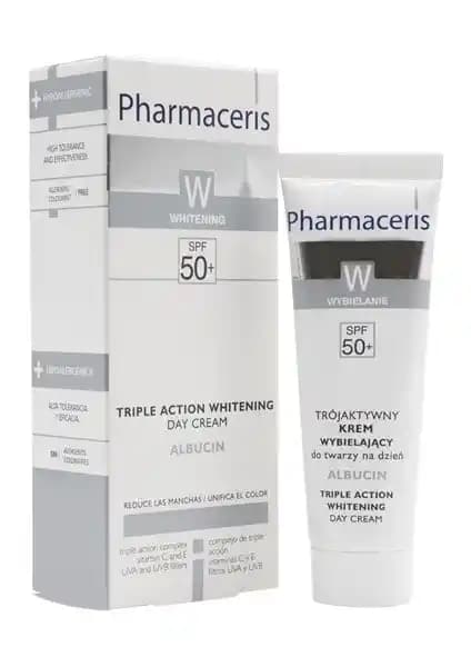 Pharmaceris Pharma-Ceris Albucin Lightening Cream SPF 50 ile Güçlü Cilt Koruma ve Aydınlatıcı Etki