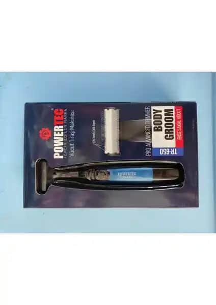 Powertec TR-650 Vücut Tıraş Makinesi: Çok Yönlü ve Modern Tasarım ile Güvenilir Kullanım