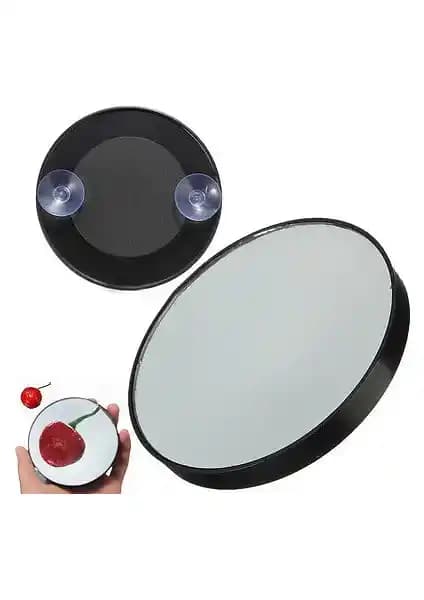 Pratik Çukur Ayna Makyaj Aynası 10X Büyüteçli Detaylara Odaklanan Kullanışlı Tasarım