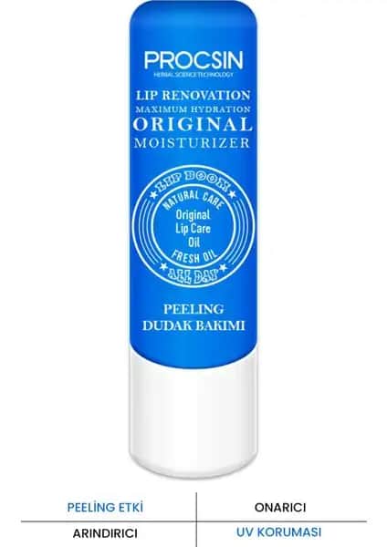 Procsin Lip Balm Peeling ile Dudaklarınızda Doğal Güzellik ve Sağlık Kazanın