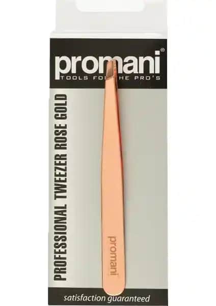 Promani Rose Gold Çelik Cımbız PR-925: Şık Tasarım ve Hassas Kullanım Özellikleri