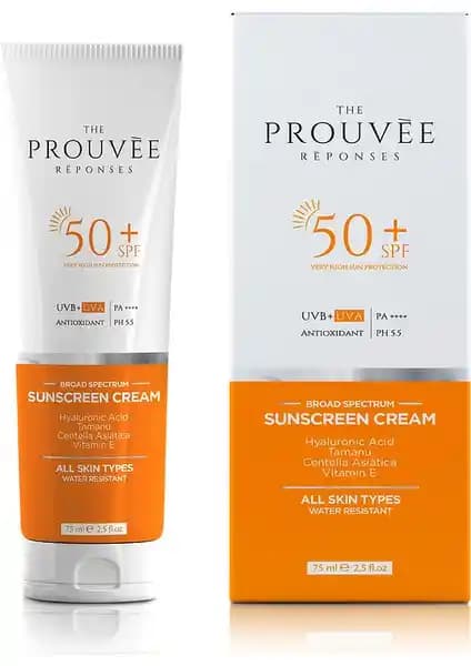 Prouvee Reponses SPF 50+ Güneş Kremi: Yüksek Koruma ve Hassas Ciltlere Uygun Özellikler