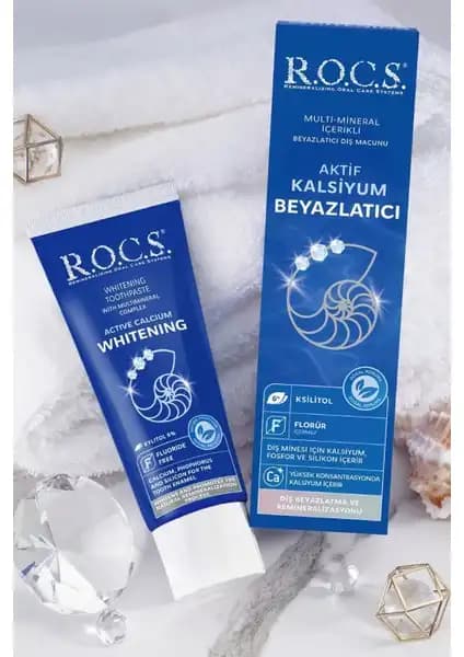 R.O.C.S. Beyazlatıcı Diş Macunu: Doğal ve Hassas Dişler İçin Güvenilir Beyazlatma Çözümü