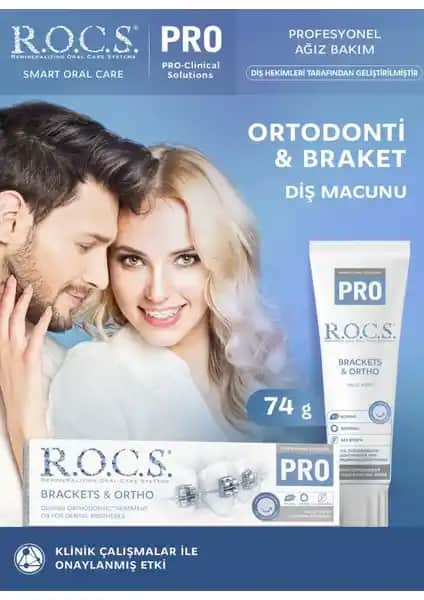 R.O.C.S. Pro Brackets ve Ortho Diş Macunu ile Güçlü ve Sağlıklı Gülüşler İçin Günlük Bakım
