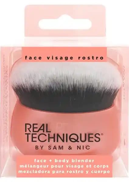 Real Techniques Face+Body Blender Foundation Fırçası: Çok Yönlü ve Yüksek Performanslı Makyaj Fırçası