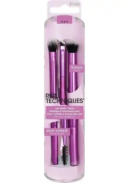 Real Techniques Sam&Nic Eye Shade and Blend Fırça Setiyle Profesyonel Makyaj Sonuçları