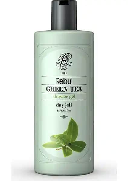 Rebul Ferahlatıcı Duş Jeli Yeşil Çay Aroması Doğal Temizlik ve Ferahlık Sağlar