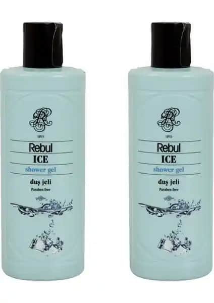 Rebul Ice Duş Jeli 500 ml 2'li set ile ferah ve etkileyici temizlik deneyimi
