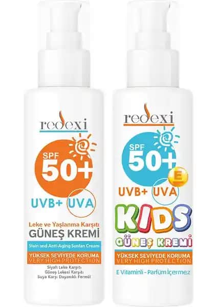 Redexi 2'li Aile Fırsatı Kids Güneş Kremi: Yüksek Koruma ve Doğal İçeriklerle Güvenli Güneş Koruma