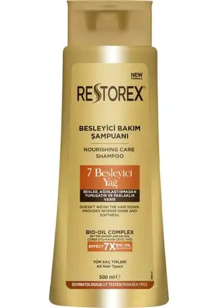 Restorex 7 Besleyici Yağ ile Parlaklık ve Yükseklik Veren Bakım Şampuanı İncelemesi