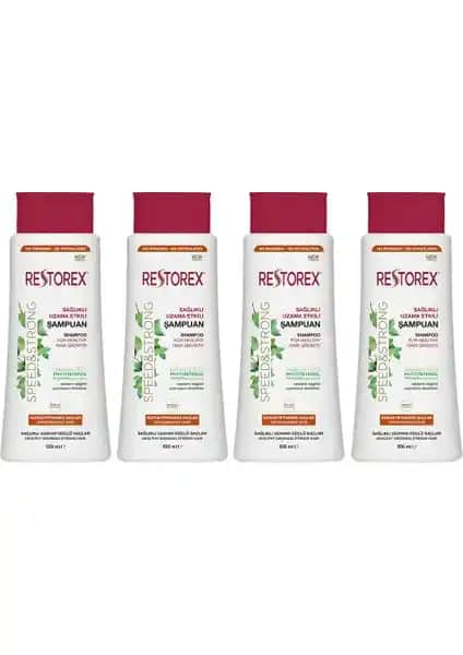 Restorex Kuru ve Yıpranmış Saçlar İçin Güçlendirici Bitki Özlü Şampuan 500 ml