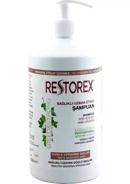 Restorex Şampuan 1000 ml Kuru ve Yıpranmış Saçlar İçin Güçlendirici Bakım Ürünü
