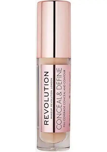 Revolution Conceal & Define Mat Bitişli C8 Kapatıcı ile doğal ve kusursuz makyaj deneyimi