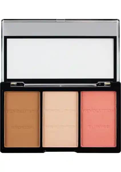 Revolution Ultra Sculpt & Contour Kit Fair C01 Yüz Hatlarını Belirginleştiren Çok Yönlü Makyaj Seti
