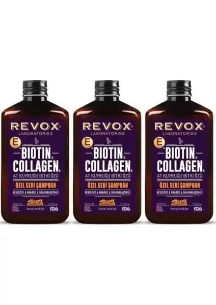 Revox At Kuyruğu Biotin Collagen Şampuanı Saç Sağlığını Destekleyen Güçlü Formül