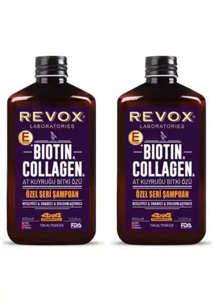 Revox Biotin Collagen At Kuyruğu Dolgunlaştırıcı Şampuan Saç Dökülmesine Karşı Etkili ve Hacim Artırıcı Ürün