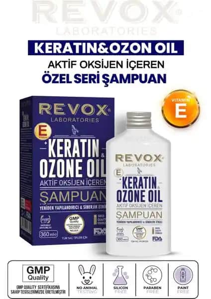 Revox Keratin & Ozon Oil Saç Şampuanı: Doğal İçeriklerle Saç Sağlığını Destekleyen Formül