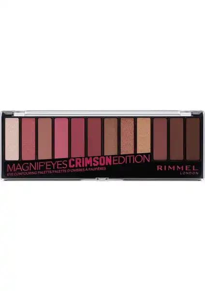 Rimmel London Magnif'eyes Crimson Edition Göz Far Paleti: Çok Yönlü ve Kaliteli Makyaj Çözümü