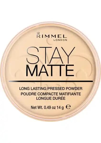 Rimmel London Stay Matte Pressed Powder: Günlük Mat ve Doğal Görünüm Sağlayan Pudra