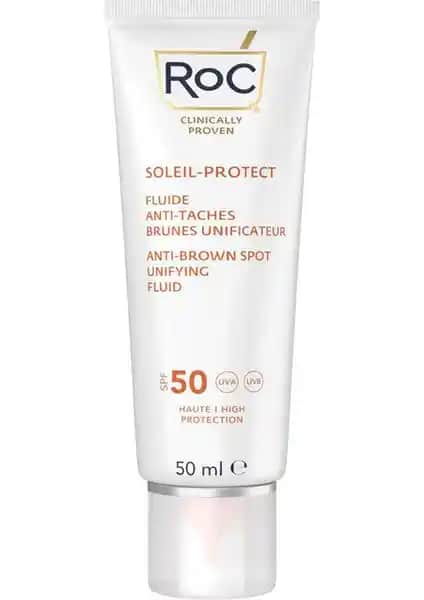 Roc Leke Karşıtı Güneş Bakım Kremi SPF50: Lekeleri Azaltan ve Yüksek Koruma Sağlayan Cilt Bakım Ürünü
