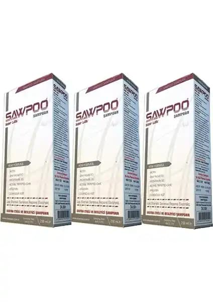 Sawpoo 300 ml Şampuan Saç Sağlığını Destekleyen Güçlü ve Besleyici Formül