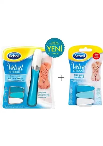 Scholl Velvet Smooth Elektronik Tırnak Bakım Seti: Evde Profesyonel Kalitede Tırnak Bakımı