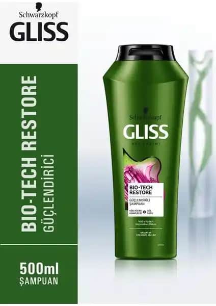 Schwarzkopf Gliss Bio-Tech Restore Güçlendirici Şampuan Saçlara Yeniden Hayat Kazandırır