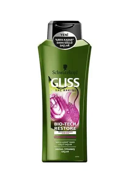 Schwarzkopf Gliss Bio-Tech Şampuanı Saç Güçlendirme ve Onarım İçin Yenilikçi Formül