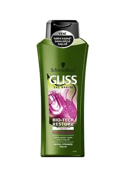 Schwarzkopf Gliss Bio-Tech Şampuanı Saç Güçlendirme ve Onarım İçin Yenilikçi Formül
