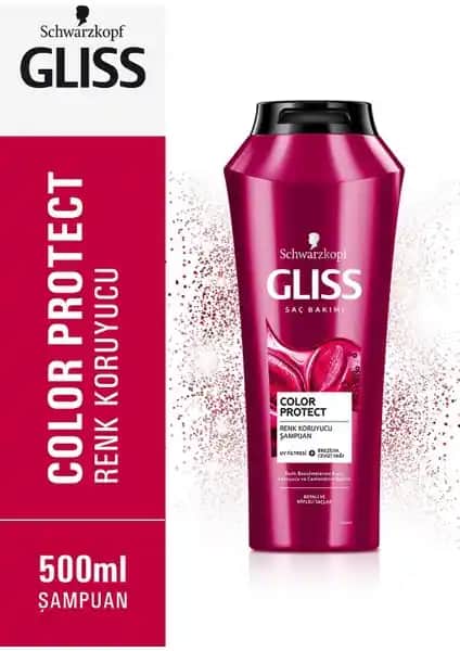 Schwarzkopf Gliss Color Protect Şampuan ile Boyalı Saçlarınızı Güçlü ve Parlak Tutun