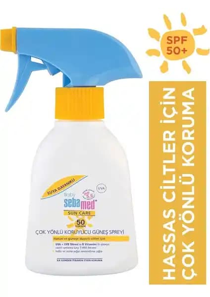 Sebamed Baby Sun Bebek Güneş Koruyucu Losyonu SPF50+ 200 ml Hassas Ciltler İçin Güvenilir Koruma